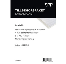 Tillbehörspaket för kanalplast