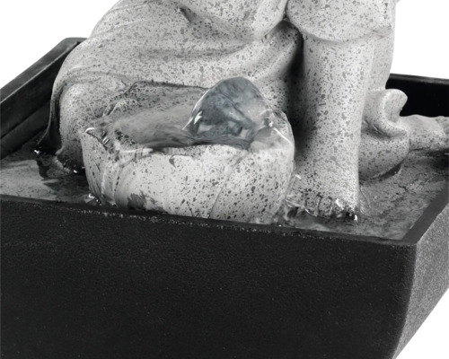 Dekorativ fontän för inomhusbruk med rinnande vatten