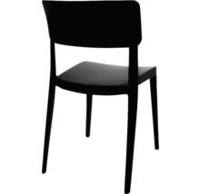 Stol av plast, bakifrån