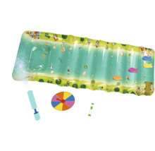 Luftmadrass HAPPY PEOPLE med snurrande platta, Foamshooter & timglas