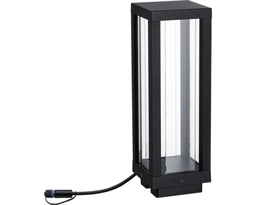 Lykt av metall och glas för utomhusbruk