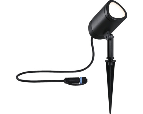 Trädgårdsstrålkastare med markspett och kabel