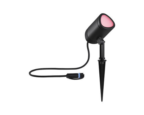 Trädgårdsstrålkastare med jordspett och kabel