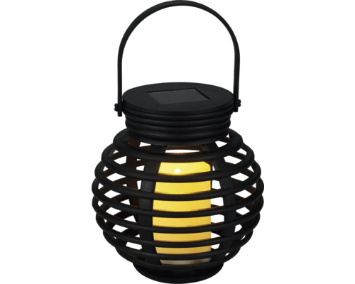 Dekorativ solarlaterna med ljus för utomhusbruk