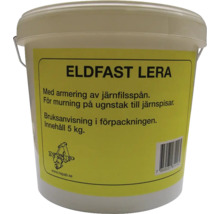 Eldfast Lera med järnfilsspån 5 kg max temperatur 1475ᵒ C