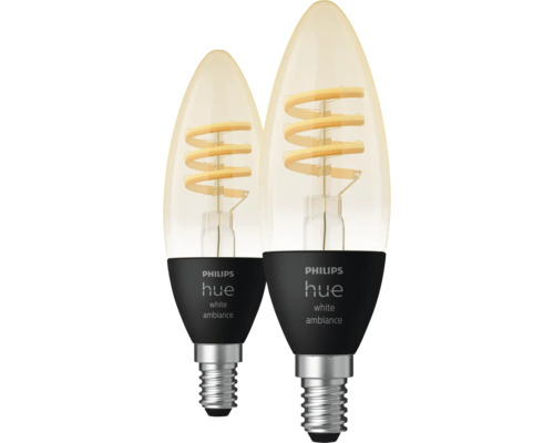 LED-lampa PHILIPS HUE Candle E14 2-pack