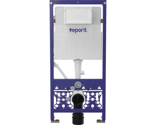 Veporit väggmonterat element för vägghängd toalett