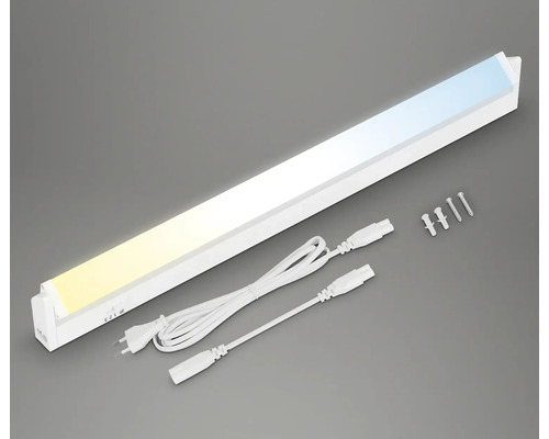 LED bänkbelysning med anslutningskabel, fästmaterial