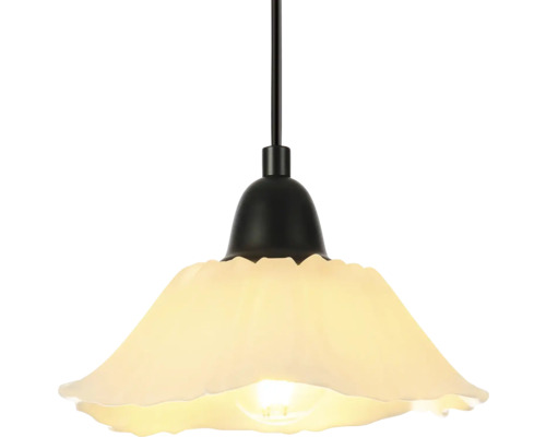 Pendellampa med glasskärm