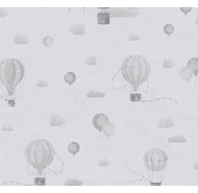 Tapet med ballong- och molnmönster