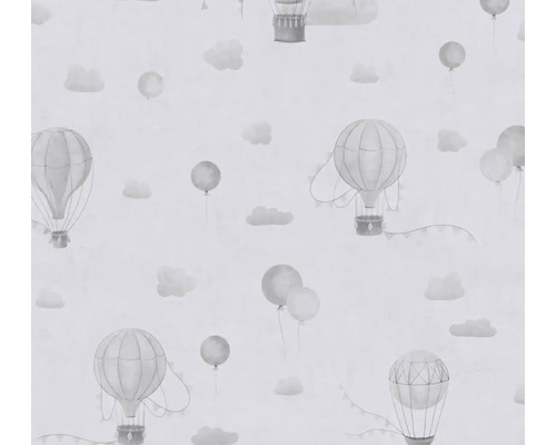 Tapet med ballong- och molnmönster