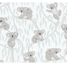 Tapet med koalor och eukalyptusblad