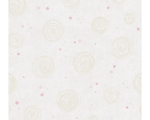 Tapet med cirkelmönster och prickar