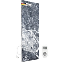 Infrarödvärmare med marmorlook och timer