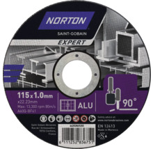 Norton Saint-Gobain Expert kapskiva, 115 x 1,0 mm, för aluminium
