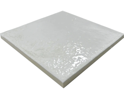 Fyrkantig, ljus keramisk platta