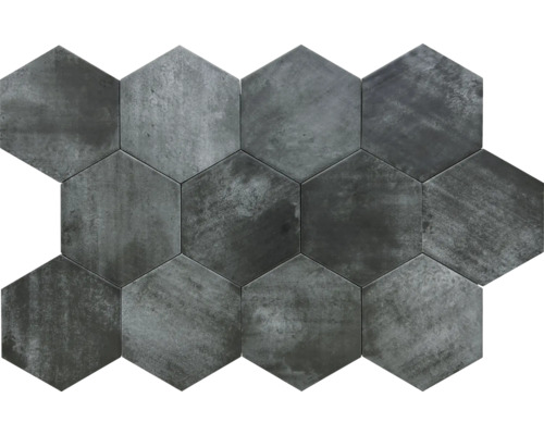 Sexkantiga plattor med stenutseende