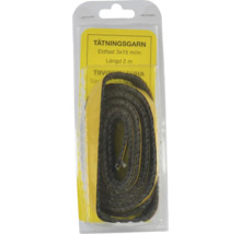 Eldfast tätningsgarn SAFEPIPE I NORDEN med lim 15x3 mm längd ca 2 m