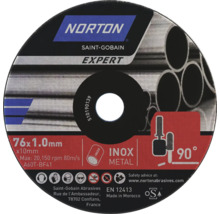 Norton Saint-Gobain Expert kapskiva för metall, 76 x 1,0 mm