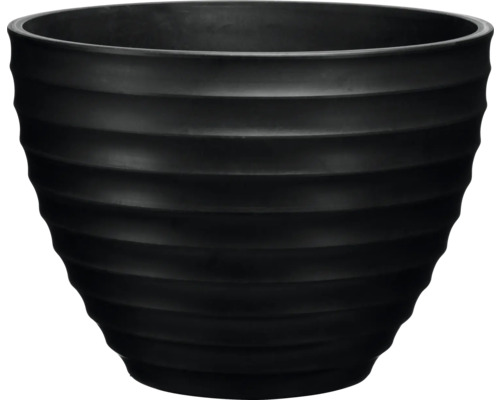 Blomkruka Darwin plast Ø26x19cm svart