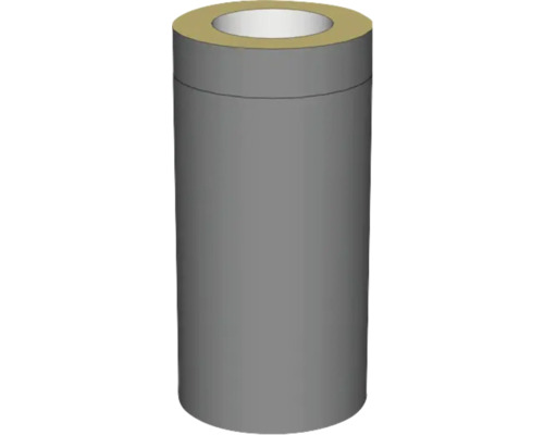 Rörmodul SAFEPIPE I NORDEN svart stål halvisolerad 500 mm bygglängd 435 mm ∅ 150 mm