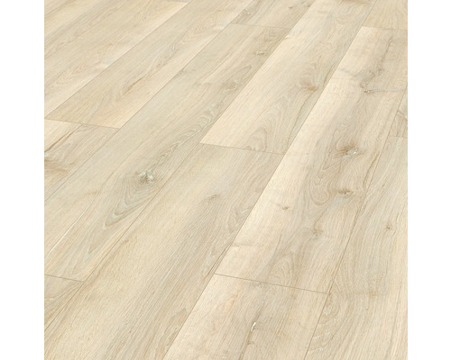 Laminatgolv KRONOTEX Exquisit Belvedere ek Ljust laminatgolv med trästruktur