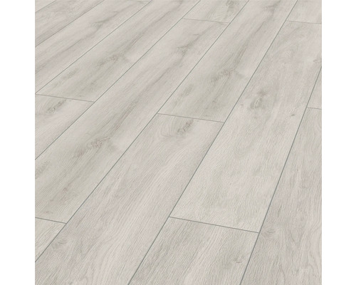 Laminatgolv KRONOTEX Robusto Premium grå ek Ljust laminatgolv med träutseende