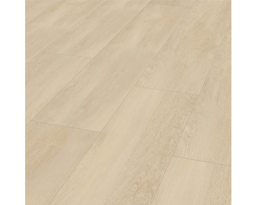 Laminatgolv KRONOTEX Exquisit Plus Absolut beige ek Ljus laminatgolvpanel med trästruktur lagd