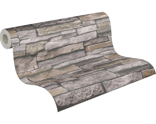 Tapetrulle med stenmönster