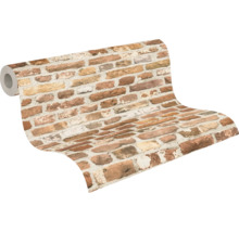 Tapetrulle med tegelstensdesign