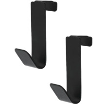 Två dörrkrokar av metall