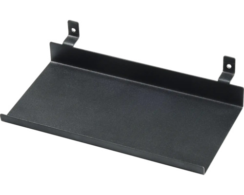 Hylla FJORDWALL 30x200x100mm svart 2-pack Metallhylla för väggmontering