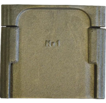 Sotlucka i gutjärn SAFEPIPE I NORDEN svart stål traditionell 125x125 mm