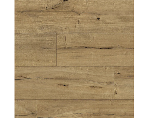 Vinylgolv KAINDL Solid Pro Livorno ek natur Närbild av laminatgolv i träutseende