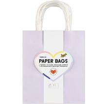 Papperskasse av papper med pappershandtag