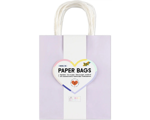 Papperskasse av papper med pappershandtag