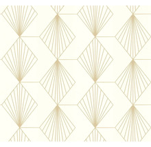 Tapet med geometrisk fläktdesign