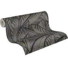 Tapet A.S CRÉATION Palmblad svart 0,53x10,05m