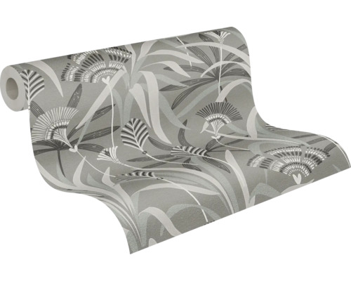 Tapetrulle med växtmönster