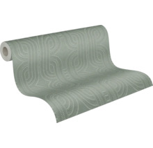 Tapet A.S CRÉATION Retro grön 0,53x10,05m