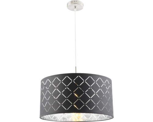 Pendellampa med geometriskt mönster