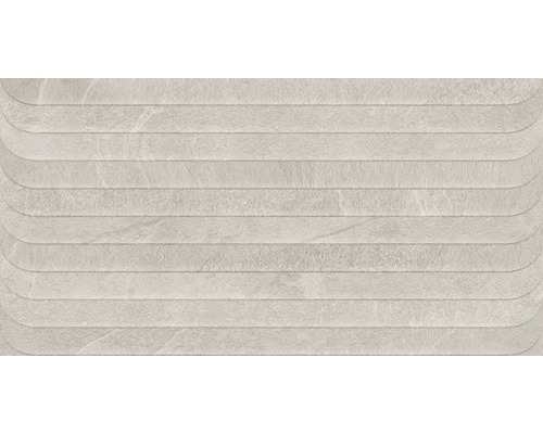 Dekorativ väggplatta med horisontellt spårmönster