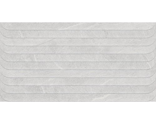 Dekorativ väggplatta med horisontell linjestruktur