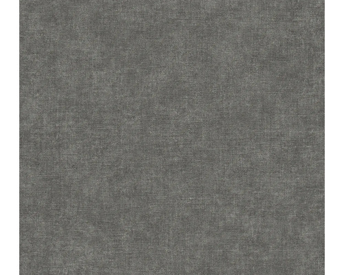 Tapet A.S CRÉATION Struktur antracit 0,53x10,05m Närbild av ett grått textilmaterial