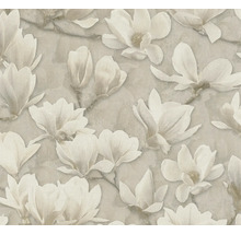 Tapet med magnolia blommönster