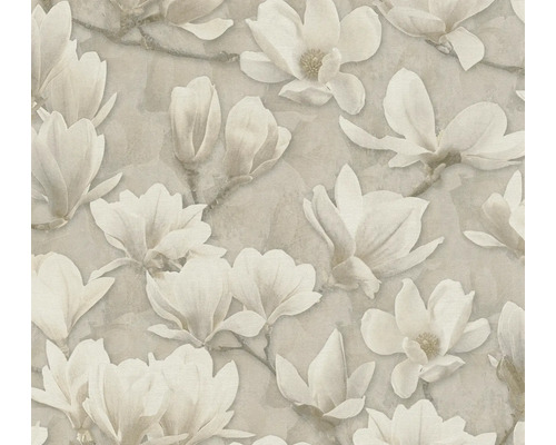 Tapet med magnolia blommönster