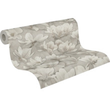 Tapetrulle med blommönster
