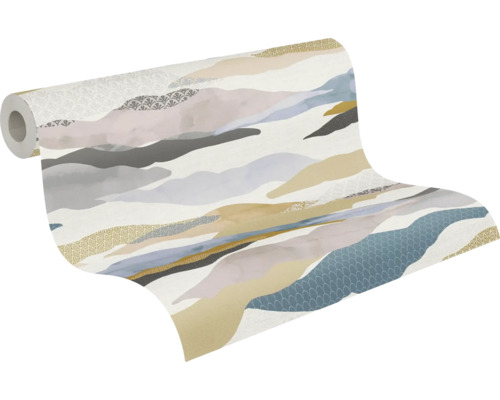 Tapetrulle med abstrakt mönster