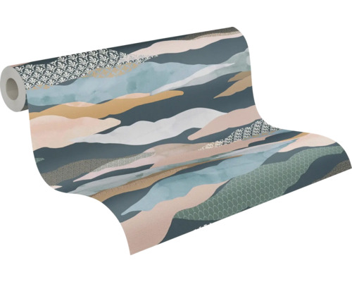 Tapetrulle med abstrakt mönster