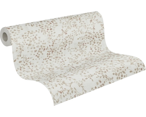 Tapetrulle med blommönster